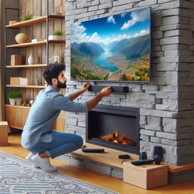 How to Mount TV on Uneven Stone Fireplace: A Creative Approach to Modern Living