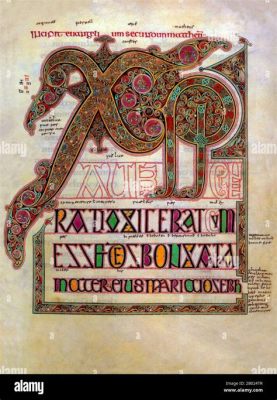  Le Frontispiece à l'Évangile de Lindisfarne : Un Trésor Anglo-Saxon Enluminé de Mystique